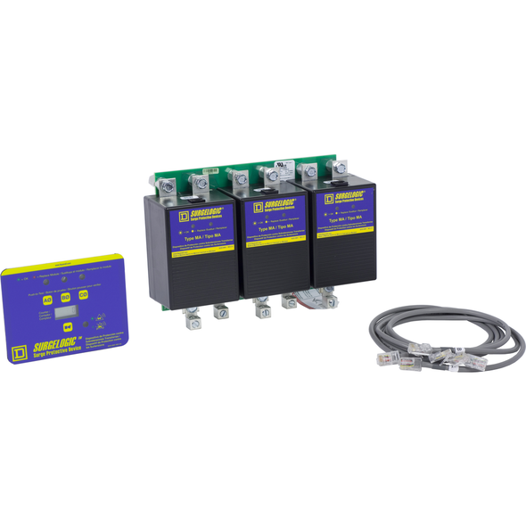 Schneider Electric TVS4IMA24O1 OEM assembler kit, Surgelogic, 240kA, 480Y/277 VAC, 3 phase, 4 wire, SPD type 1