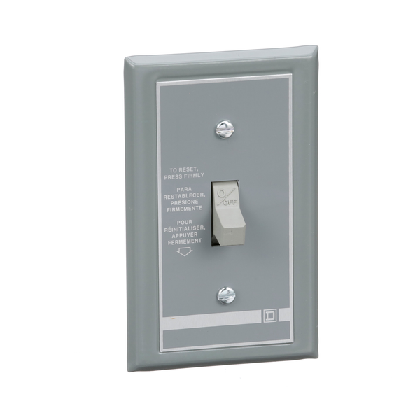 Schneider Electric 2510FF1 FHP Manual Starter - Flush Mount - 1P - Toggle Operated - No Indicator - 277VAC