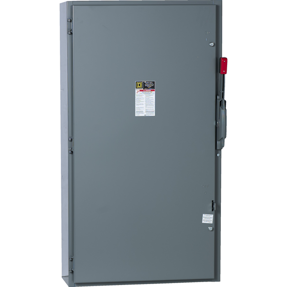 Schneider Electric CH366 Safety switch, heavy duty, fusible, 600A, 600VAC/VDC, 3 poles, 500HP, NEMA 1