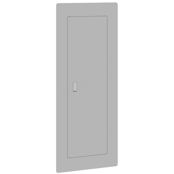 Schneider Electric QOCMF54UC Replacement cover, QO, for 54 space load center, mono flat, combination flush and surface, gray