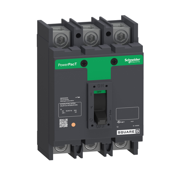 Schneider Electric QDM32225TN Circuit breaker, PowerPacT Q, 225A, 3 pole, 240VAC