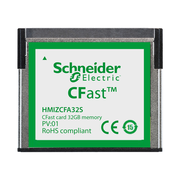 Schneider Electric HMIZCFA32S Memory cartridge, Harmony GTU, CFast card 32 GB system