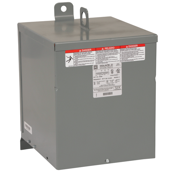 Schneider Electric 5S40F Transformer, dry type, encapsulated, 5kVA, 1 phase, 480V primary, 120/240V secondary, 13B, 115C rise