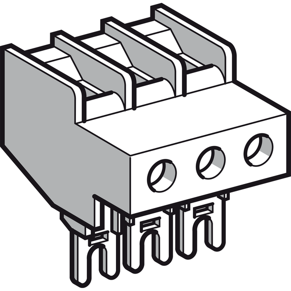 Schneider Electric LAD92560 TeSys Deca - Terminal block - 4P - Screw clamp