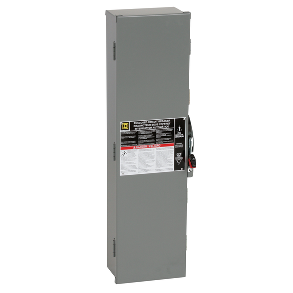 Schneider Electric J250AWK Circuit breaker enclosure, PowerPacT H/J, 15A to 250A, NEMA 3R/5/12, 9.72in W x 32.26in H x 7.94in D