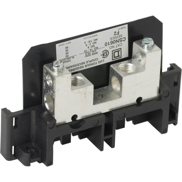 Schneider Electric CSN0610 Safety switch solid neutral assembly, Square D, copper/aluminium, max 100A F2/F6 rated