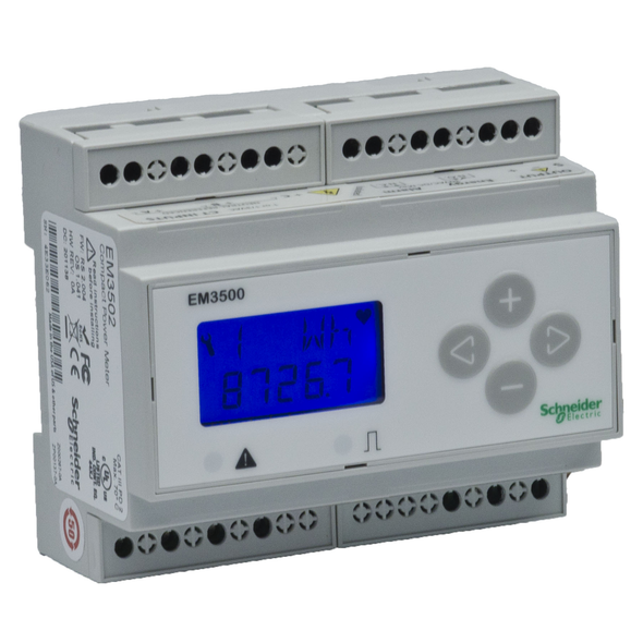 Schneider Electric METSEEM3550 PowerLogic EM3500 DIN rail meter - Modbus 2 quadrant - current transformer