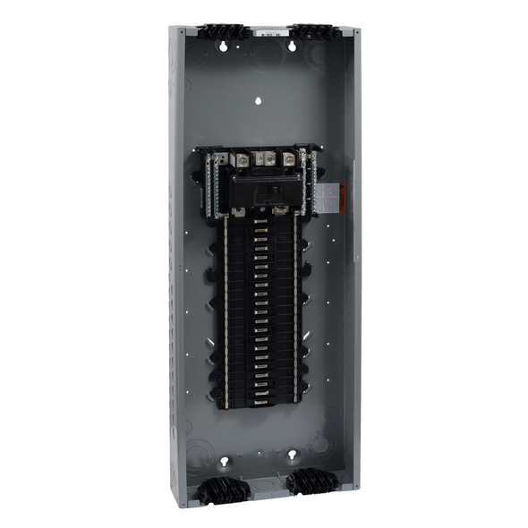 Schneider Electric QO142L225PQG Load center, QO, 1 phase, 42 spaces, 52 circuits, 225A convertible main lugs, PoN, NEMA1, Qwik-grip, gnd bar