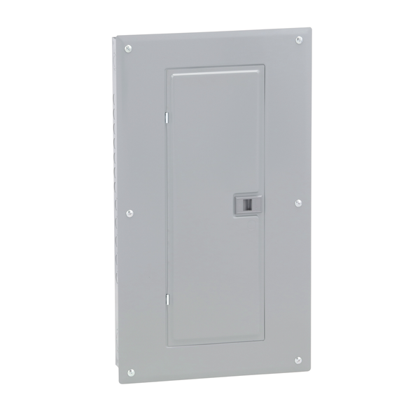 Schneider Electric HOM2040L125PGC Load center, Homeline, 1 phase, 20 spaces, 40 circuits, 125A convertible main lugs, PoN, NEMA1, gnd bar, combo cover