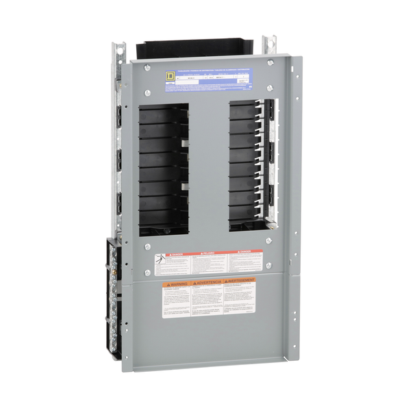 Schneider Electric NF418L1C Panelboard interior, NF, main lugs, 125A, Cu bus, 18 pole spaces, 3 phase, 4 wire, 600Y/347VAC max