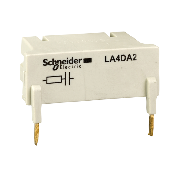 Schneider Electric LA4DA2N Suppressor module, TeSys Deca, RC circuit, 380 to 415VAC 150 Hz