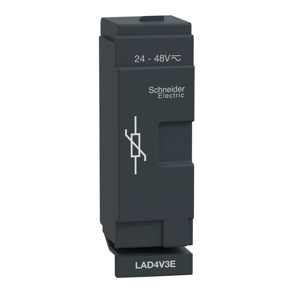 Schneider Electric LAD4V3E TeSys Deca - suppressor module - varistor - 24â€¦48 V AC/DC