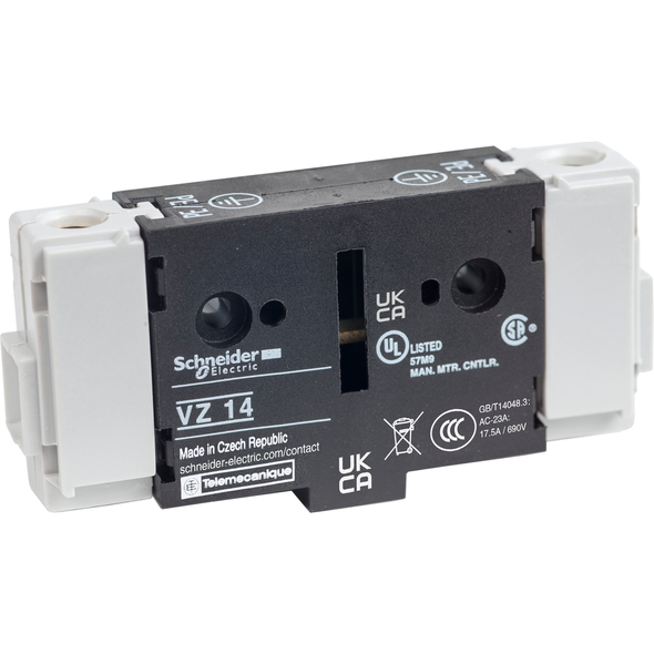 Schneider Electric VZ14 Additional earthing block,TeSys Control,40A,for V02-V2