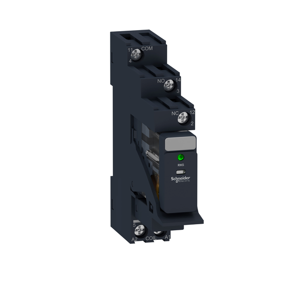 Schneider Electric RXG13P7PV interface relay, Harmony Electromechanical Relays, 10A, 1CO, with LED, 230V AC