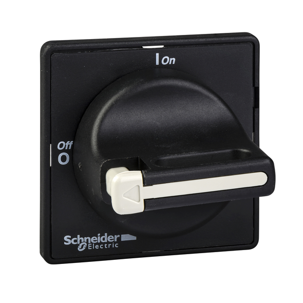 Schneider Electric KAD1PZ Handles and front plates,TeSys Control,black handle,black front,1-3 padlocking,fixing by Ã˜22.5