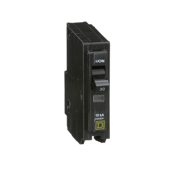 Schneider Electric QO130CP Mini circuit breaker, QO, 30A, 1 pole, 120/240VAC, 10kA, plug in, consumer pack