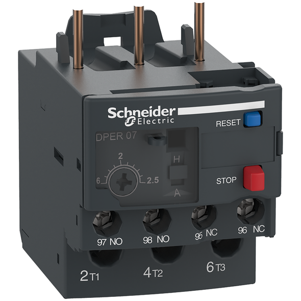 Schneider Electric DPER07 Thermal overload relay,Easy TeSys DPER,1.6-2.5A,class 10