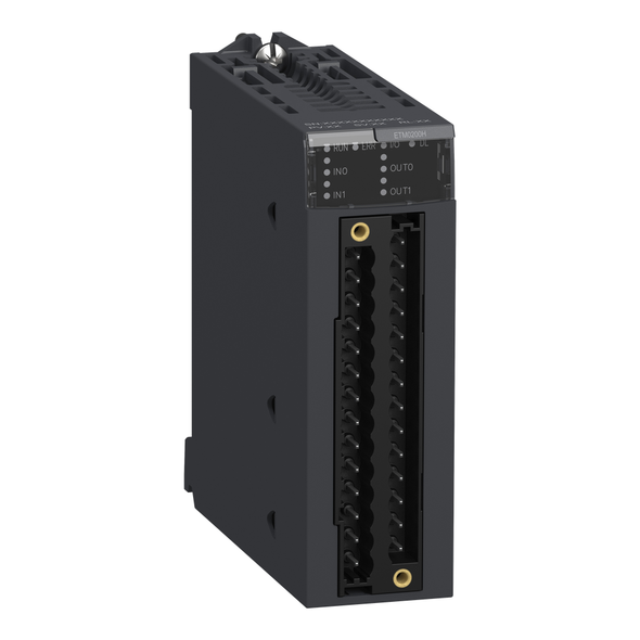 Schneider Electric BMXETM0200H frequency module, Modicon X80, turbomachinery, input 2 channels, hardened