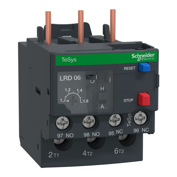 Schneider Electric LR3D066 TeSys Deca thermal overload relays - 1...1.6 A - class 10A