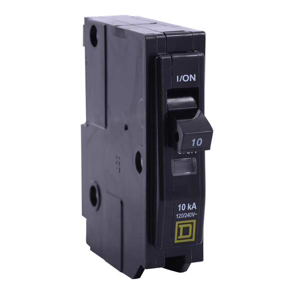 Schneider Electric QO1205237 Mini circuit breaker, QO, 20A, 1 pole, 120/240VAC, 10kA, plug in, ring