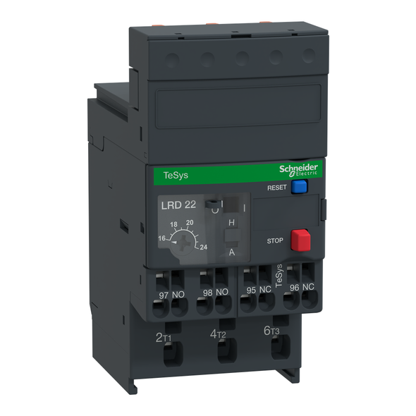 Schneider Electric LRD223 TeSys Deca thermal overload relays - 16...24 A - class 10A