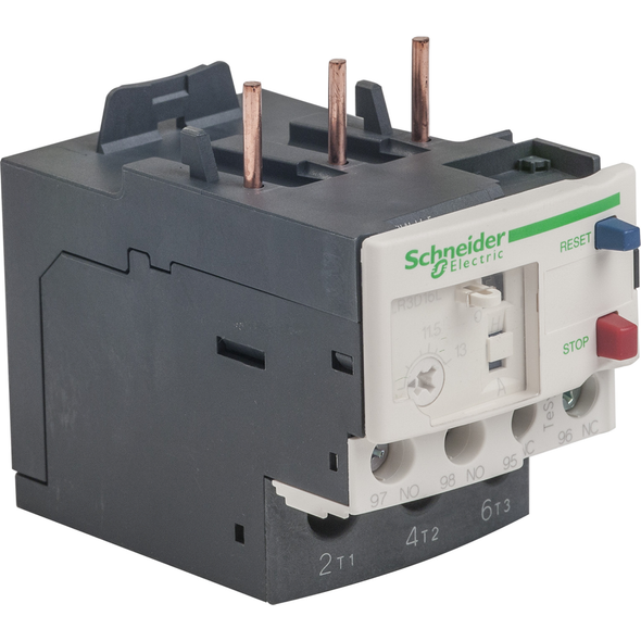 Schneider Electric LR3D16L Thermal overload relay, TeSys Deca, 690VAC, 9 to 13A, 1NO+1NC, class 20, for unbalanced loads