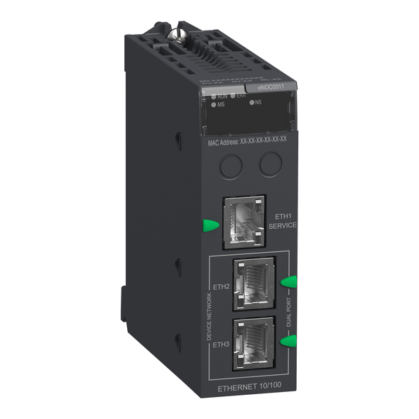 Schneider Electric BMENOC0311 network module, Modicon M580, FactoryCast Ethernet