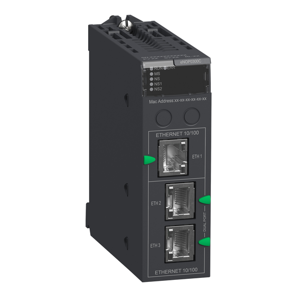 Schneider Electric BMENOP0300C Communication module, Modicon M580, IEC 61850, coated