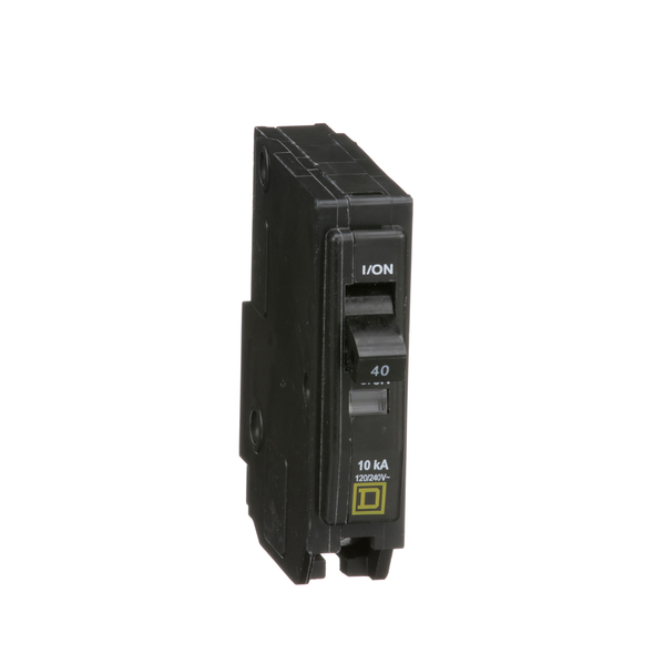 Schneider Electric QO140 Mini circuit breaker, QO, 40A, 1 pole, 120/240VAC, 10kA, plug in