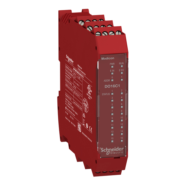 Schneider Electric XPSMCMDO0016C1 16 digital output PL c, SIL1 expansion modules with screw term