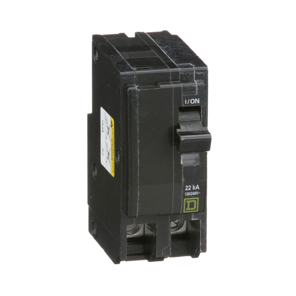 Schneider Electric QO225VH Mini circuit breaker, QO, 25A, 2 pole, 120/240VAC, 22kA, plug in