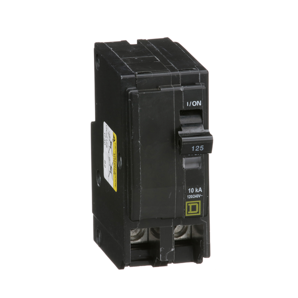 Schneider Electric QO2125 Mini circuit breaker, QO, 125A, 2 pole, 120/240VAC, 10kA, plug in