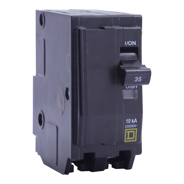 Schneider Electric QOH250 Mini circuit breaker, QO, 50A, 2 pole, 120/240VAC, 42kA, plug in