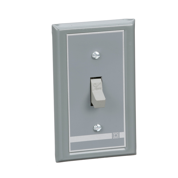 Schneider Electric 2510KF1 Switch, manual, 30A, 2 pole, 3 HP at 575 VAC, single phase, toggle operated, no indicator, NEMA 1 flush mount