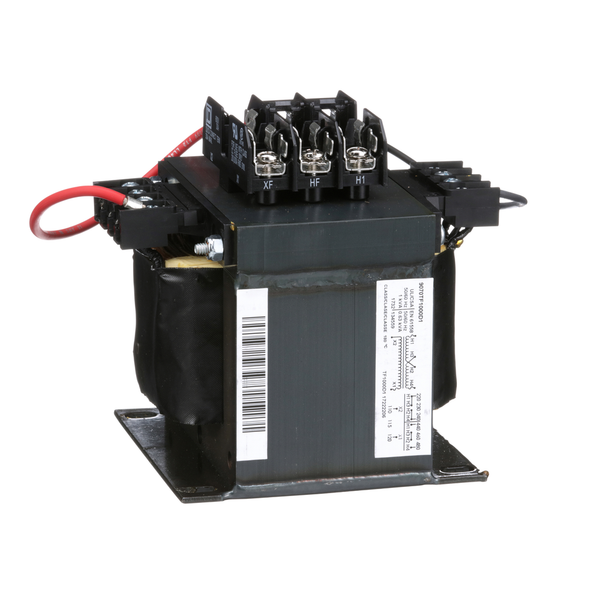 Schneider Electric 9070TF1000D1 Industrial control transformer, Type TF, 1 phase, 1000VA, 240x480V primary, 120V secondary, 50/60Hz