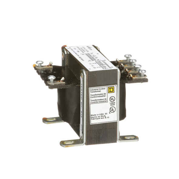 Schneider Electric 9070EO1D1 Transformer, EO, industrial control, 50VA, 1 phase, 240x480V primary, 120V secondary, 80C rise