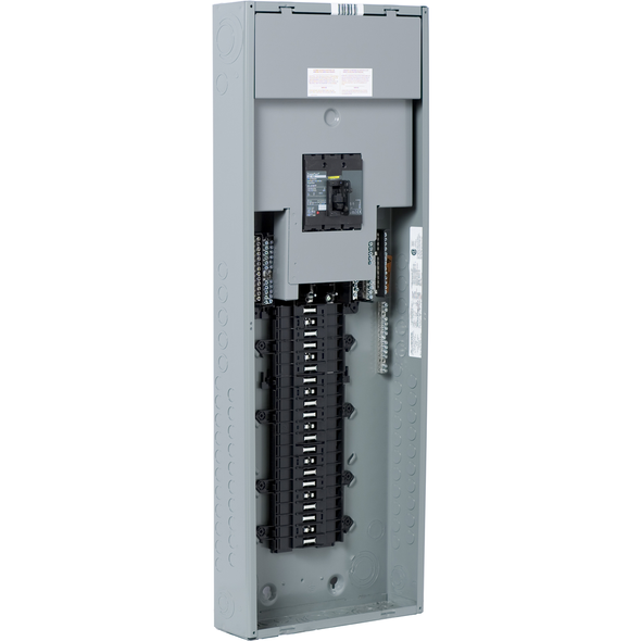 Schneider Electric QO342MQB100 Load center, QO, 3 phase, 42 spaces, 42 circuits, 100A convertible main breaker, NEMA1, special