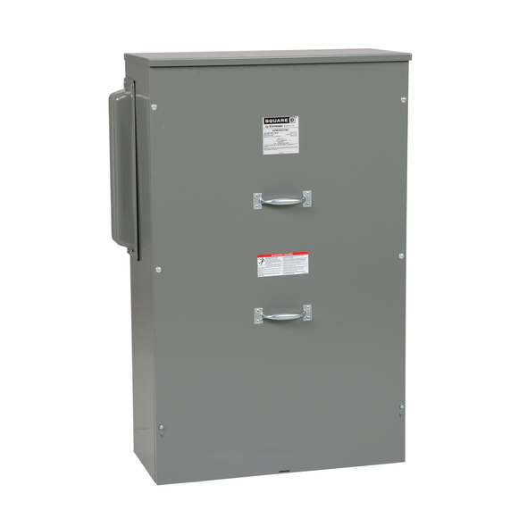 Schneider Electric EZM3800TBU Main lugs unit, EZ Meter-Pak, 800A, 240VAC max, 3ph/4W, 800A bus, UG, Type 3R, EUSERC