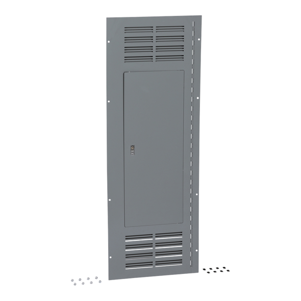 Schneider Electric NC56VSHR Panelboard enclosure cover, NQ/NF, Type 1, surface, ventilated, hinged, 20in W x 56in H