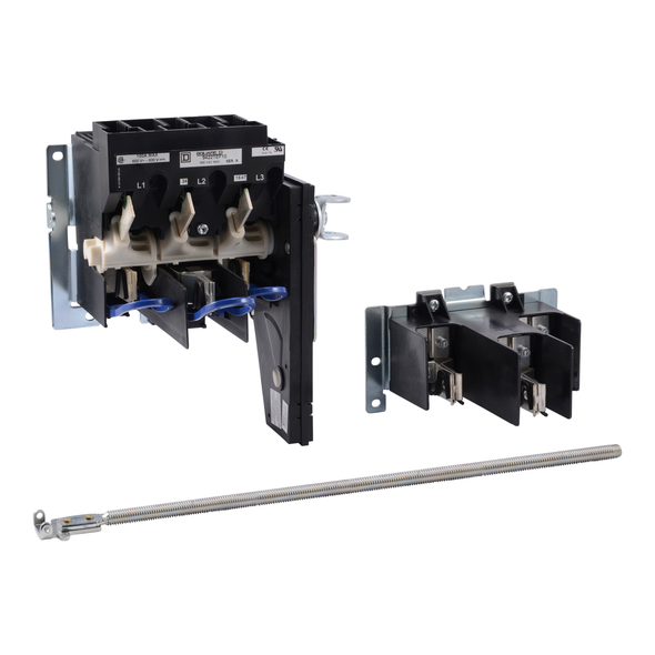 Schneider Electric 9422TEN10C Operating mechanism, flange mounted, variable depth, 100A, 600V, no fuse, cable operated switch mechanism