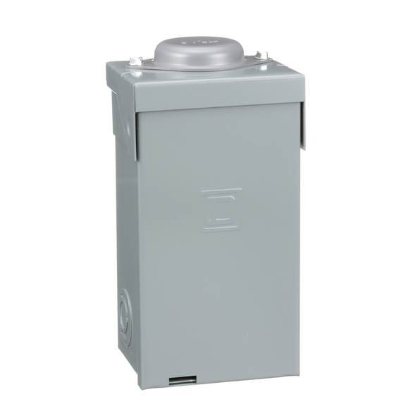 Schneider Electric HOM24L70RB Load center, Homeline, 1 phase, 2 spaces, 4 circuits, 70A fixed main lugs, NEMA3R