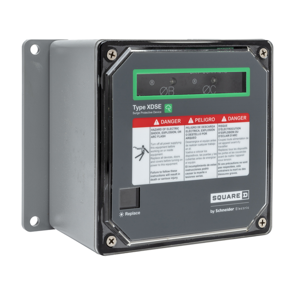 Schneider Electric SSP04XDSE10A1 Surge protection device, XDSE, 100kA, 480Y/277 VAC, 3 phase, 4 wire, SPD type 1