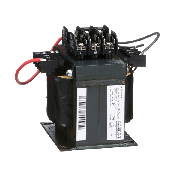 Schneider Electric 9070TF750D1 Industrial control transformer, Type TF, 1 phase, 750VA, 240x480V primary, 120V secondary, 50/60Hz