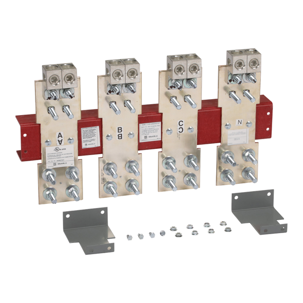 Schneider Electric SA8LL Switchboard accessory, Speed-D, lug landing kit, 800A max, for indoor or outdoor underground pull sections