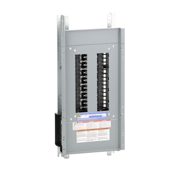 Schneider Electric NQ30L2 Panelboard interior, NQ, main lugs, 225A, Al bus, 30 pole spaces, 1 phase, 3 wire, 240VAC, 48VDC