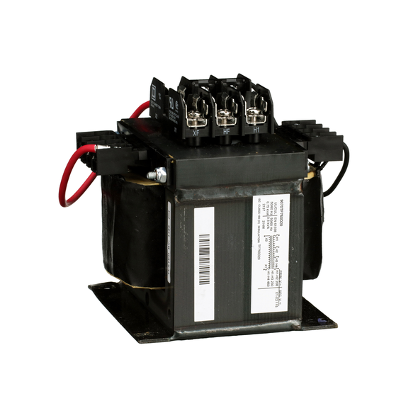 Schneider Electric 9070TF750D20 Industrial control transformer, Type TF, 1 phase, 750VA, 208/230/460V primary, 115V secondary, 50/60Hz