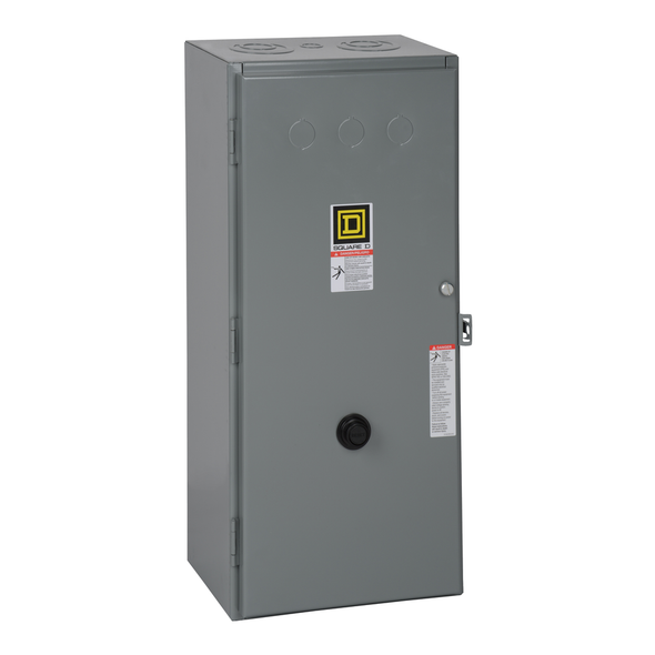 Schneider Electric 8536SFG1V06 NEMA Motor Starter, Type S, nonreversing, Size 4, 135A, 100 HP at 460 VAC, 3 phase, 3 pole, melting alloy, 480 VAC coil, NEMA 1, 10 kA SSCR