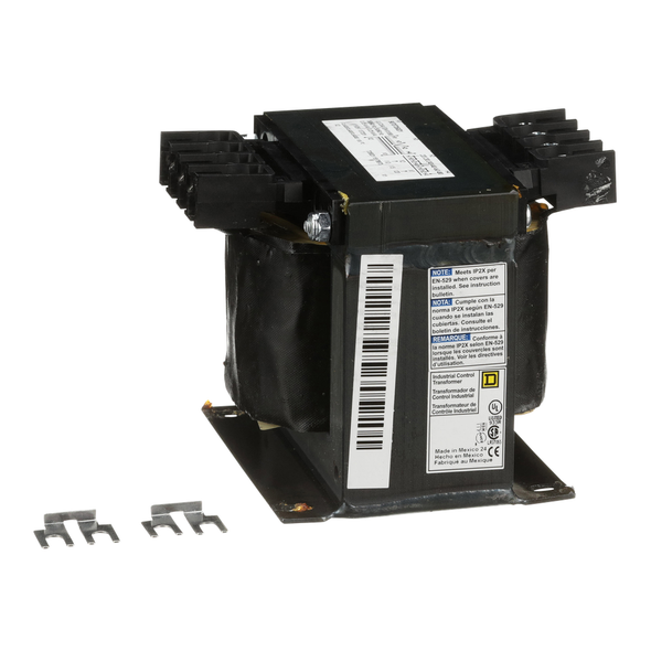 Schneider Electric 9070T350D1 Transformer, Type T, industrial control, 350VA, 1 phase, 240x480V primary, 120V secondary, 80C rise