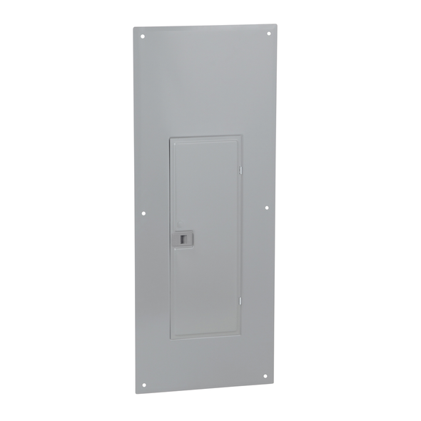 Schneider Electric QOC42UF Replacement cover, QO, for 42 space load center, flush, gray