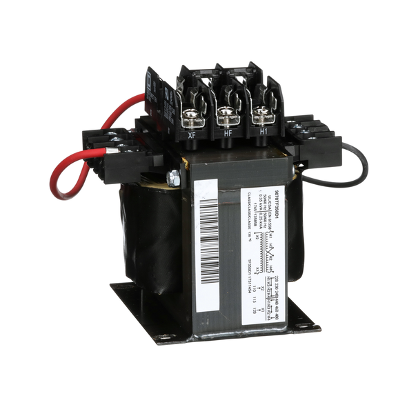 Schneider Electric 9070TF350D1 Industrial control transformer, Type TF, 1 phase, 350VA, 240x480V primary, 120V secondary, 50/60Hz